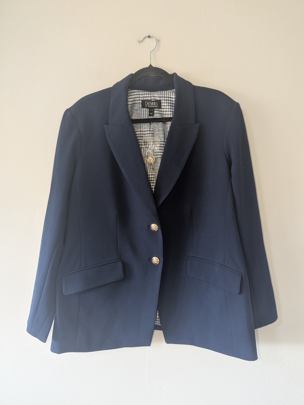 XLP NWOT Dennis by Dennis Basso Petite Navy Blazer